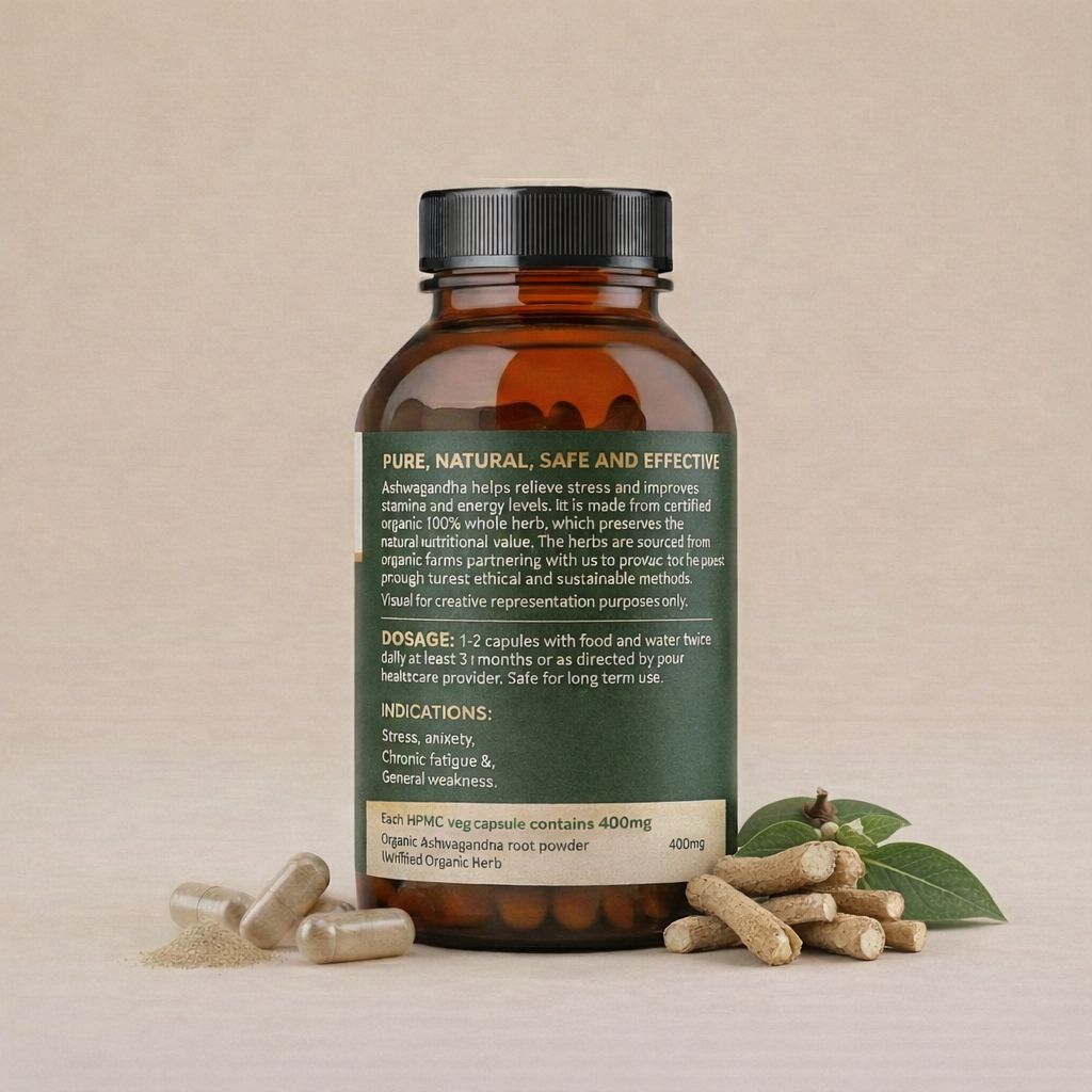 BG6- Ashwagandha Root Capsules