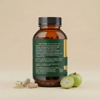 BG6 Triphala for Balanced Bowel & Gut Health